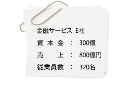 金融サービス E社：契約書の原本が見つからない